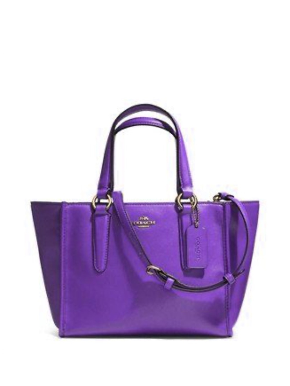 Coach Crosby Smooth Leather Carryall Crossbody